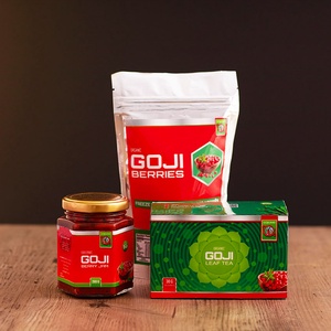 Goji Vitálcsomag Bio (Liofilizált bogyók, Goji Lekvár, Goji Levél Tea), Élelmiszer, Gasztro ajándékcsomag, Élelmiszer előállítás, MESKA