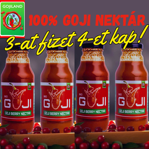 100% GOJI NEKTÁR 3+1 AKCIÓ, Élelmiszer, Gyümölcslé, , MESKA
