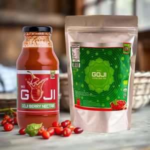 Goji 100% Gyümölcslé + Szálas Goji LevélTea - Meska.hu
