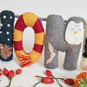 HOME ajtódísz Harry Potter rajongóknak - otthon & életmód - dekoráció - ajtó- és ablak dekoráció - ajtódísz & kopogtató - Meska.hu