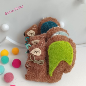 Mókus  kulcstartó vagy táskadísz - táska & tok - kulcstartó & táskadísz - kulcstartó - Meska.hu