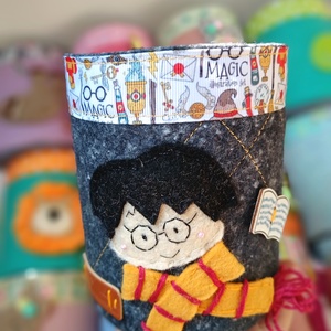 Harry Potteres asztali tolltartó, Otthon & Életmód, Papír, írószer, Tolltartó & Ceruzatekercs, Varrás, MESKA