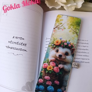 Süni könyvjelző, Könyv & Zene, Könyvjelző, Varrás, MESKA