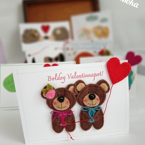 Szeretet lap (Valentin napra is.), Művészet, Textilkép, Egyéb, Varrás, MESKA