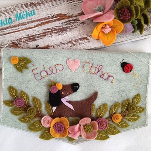 Tavaszi tacsis ajtódísz - Meska.hu