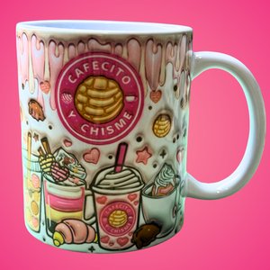 Cafecito Y Chisme bögre reggelizős mintával, Otthon & Életmód, Konyhafelszerelés, tálalás, Tálalás, Bögre & Csésze, Mindenmás, MESKA