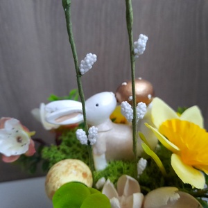 Tavaszi asztalidísz - otthon & életmód - dekoráció - virágdekoráció - virágdekoráció - Meska.hu