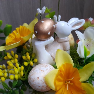 Tavaszi asztalidísz - otthon & életmód - dekoráció - virágdekoráció - virágdekoráció - Meska.hu