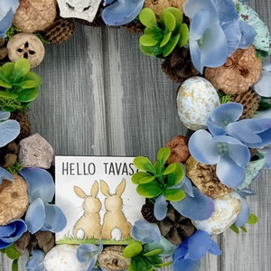 Hello tavasz - otthon & életmód - dekoráció - ajtó- és ablak dekoráció - ajtódísz & kopogtató - Meska.hu