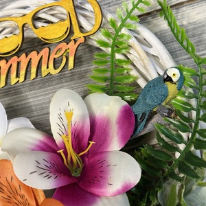 Summer ajtódísz - otthon & életmód - dekoráció - ajtó- és ablak dekoráció - ajtódísz & kopogtató - Meska.hu