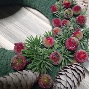 Áldott ünnepeket ajtódísz - karácsony - karácsonyi lakásdekoráció - karácsonyi ajtódíszek - Meska.hu