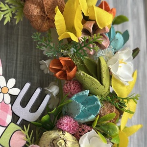 Kertész manós tavasz ajtódísz - otthon & életmód - dekoráció - ajtó- és ablak dekoráció - ajtódísz & kopogtató - Meska.hu