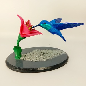 Kék Kolibri - otthon & életmód - dekoráció - dísztárgy - Meska.hu