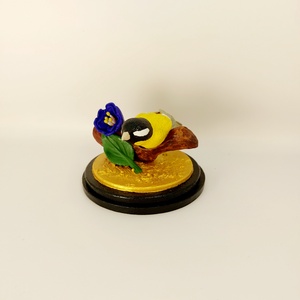 Sárga Széncinege, Otthon & Életmód, Dekoráció, Dísztárgy, Gyurma, Szobrászat, MESKA