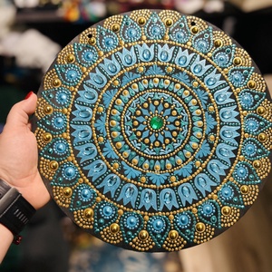 Mandala, Művészet, Festmény, Akril, Festészet, MESKA