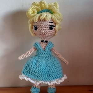 Hamupipőke, Játék & Sport, Baba & babaház, Öltöztethető baba, Horgolás, MESKA