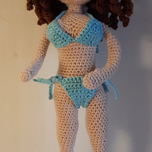 Barbie baba karácsonyi ruhában - játék & sport - baba & babaház - öltöztethető baba - Meska.hu