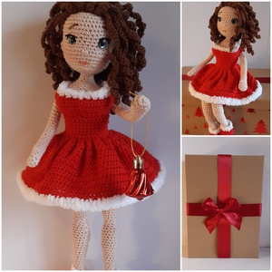 Barbie baba téli-nyári ruhatárral, díszdobozban - játék & sport - baba & babaház - öltöztethető baba - Meska.hu