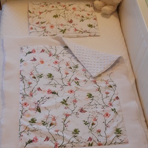 Babaváró szett: babafészek, kismama (szoptatós) párna, takaró és lapospárna - baba - mama - babaágyneműk - szett kiságyba - Meska.hu