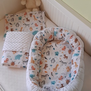 Babaváró szett, babafészek, takaró és lapospárna - Meska.hu