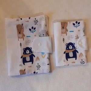 Pelenkatartó neszesszer és egészségügyi kiskönyv borító - Meska.hu