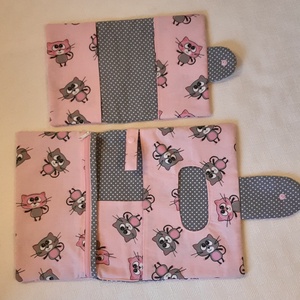 Pelenkatartó neszesszer és egészségügyi kiskönyv borító - baba - mama - pelenkázó, babafürdető kellékek - pelenkázó neszeszer, pelenkatartó - Meska.hu