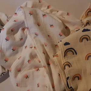 Dupla géz nyári takaró, két rétegű, Baba - mama, Baba ágynemű, Babatakaró, gyerek pléd, , MESKA