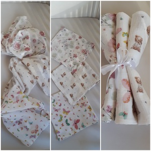 Dupla géz textil pelenka, 3 db - Meska.hu