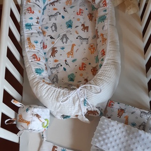 Babaváró garnitúra, szett kiságyba, Baba - mama, Baba ágynemű, Szett kiságyba, Varrás, MESKA