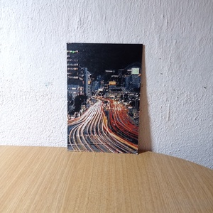 Szöul utcakép éjszaka 3D nyomtatott kép - otthon & életmód - dekoráció - kép & falikép - 3d képek - Meska.hu