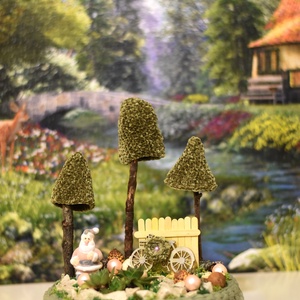 Decemberre hangolódva asztaldísz, Karácsony, Karácsonyi lakásdekoráció, Ünnepi asztaldekoráció, Horgolás, Mindenmás, MESKA