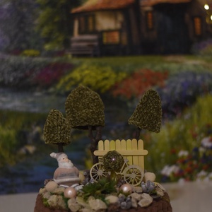 Decemberre hangolódva asztaldísz - karácsony - karácsonyi lakásdekoráció - ünnepi asztaldekoráció - Meska.hu