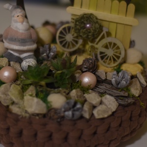 Decemberre hangolódva asztaldísz - karácsony - karácsonyi lakásdekoráció - ünnepi asztaldekoráció - Meska.hu