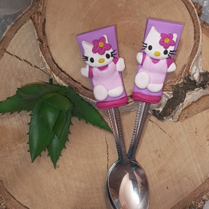 HelloKitty kiskanál,teáskanál - otthon & életmód - konyhafelszerelés, tálalás - tálalás - kanál & villa - Meska.hu