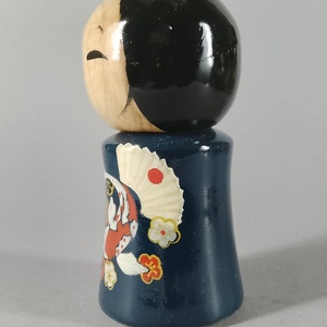 Kézzel készített egyedi Kokeshi - autentikus japán mintával - művészet - más gyűjtemények - Meska.hu