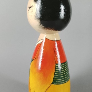 Kézzel készített egyedi Kokeshi - nagy méret - művészet - más gyűjtemények - Meska.hu