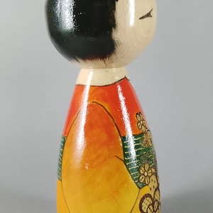 Kézzel készített egyedi Kokeshi - nagy méret - művészet - más gyűjtemények - Meska.hu