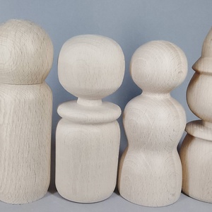 Öt fababa - egyesével vagy csoportban is... - kellékek & szerszámok - hobby fa alapanyag - egyéb fatermék - Meska.hu