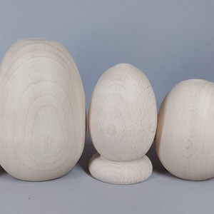 Öt fa tojás - egyesével vagy csoportban is... - kellékek & szerszámok - hobby fa alapanyag - egyéb fatermék - Meska.hu