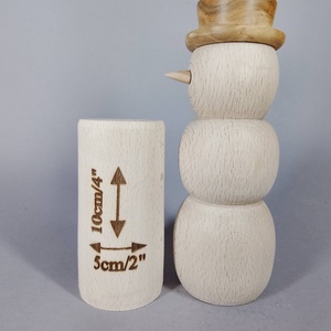 Hóember kalapban - soha nem olvad el :D..., Kellékek & szerszámok, Hobby fa alapanyag, Egyéb fatermék, Famegmunkálás, Baba-és bábkészítés, MESKA