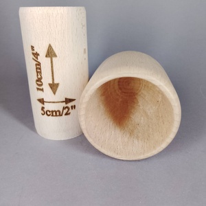 Kézzel készített bükkfa pohárka - akár asztali ceruza-toll tartó - mantis mintával - kellékek & szerszámok - hobby fa alapanyag - doboz - Meska.hu