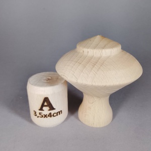 Nagyméretű, egyedi, fa bútorgombok - csavarozhatók, Kellékek & szerszámok, Hobby fa alapanyag, Bútor, Famegmunkálás, MESKA