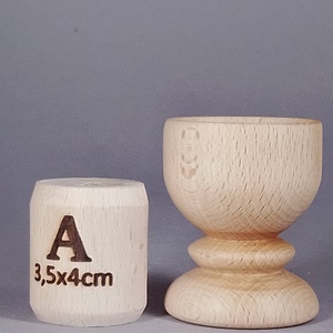 Esztergált tojástartó pohárkák - kellékek & szerszámok - hobby fa alapanyag - egyéb fatermék - Meska.hu