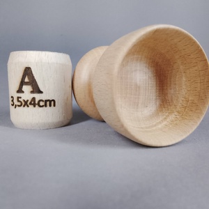 Esztergált tojástartó pohárkák - kellékek & szerszámok - hobby fa alapanyag - egyéb fatermék - Meska.hu