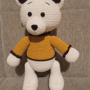 Amigurumi Jeges maci - játék & sport - plüssállat & játékfigura - maci - Meska.hu