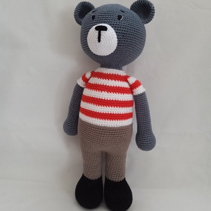 Amigurumi Nagy Maci - játék & sport - plüssállat & játékfigura - maci - Meska.hu