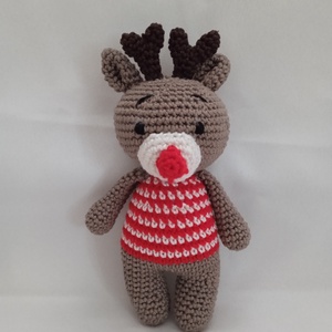 Amigurumi Kicsi Szarvas, Játék & Sport, Plüssállat & Játékfigura, Más figura, Horgolás, MESKA