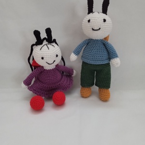 Amigurumi Bogyó és Babóca - Meska.hu