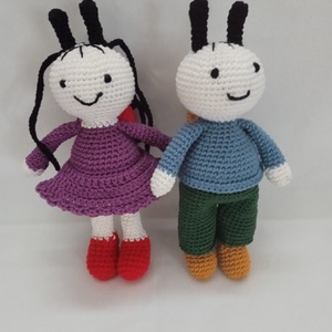 Amigurumi Bogyó és Babóca - játék & sport - plüssállat & játékfigura - más figura - Meska.hu