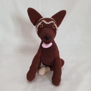 Amigurumi Német juhász - játék & sport - plüssállat & játékfigura - kutya - Meska.hu